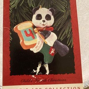 Hallmark Keepsake Ornament 1996 My 4th Fourth Christmas Child’s Age Collection